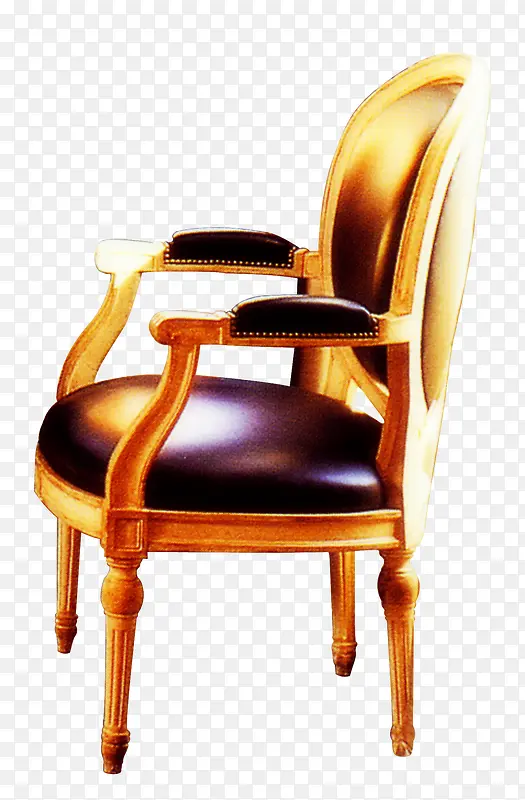 奢华金黄木制座椅