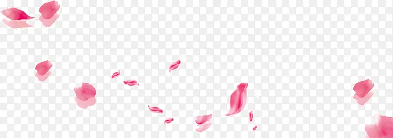 纷飞片片花瓣
