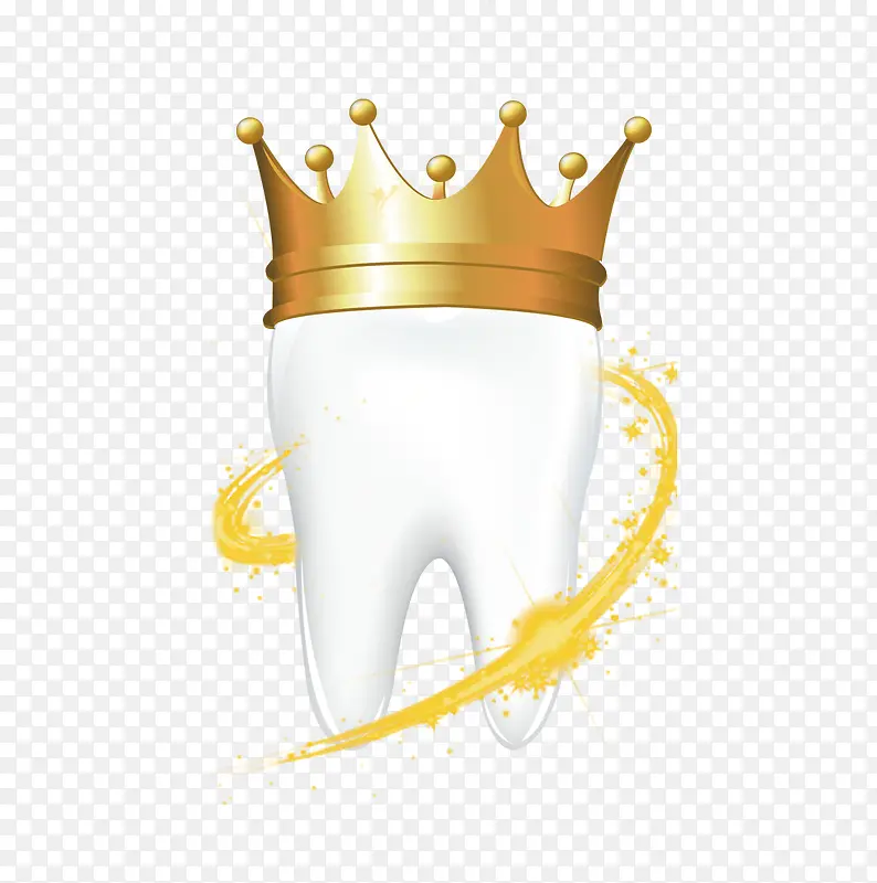 金色王冠牙齿