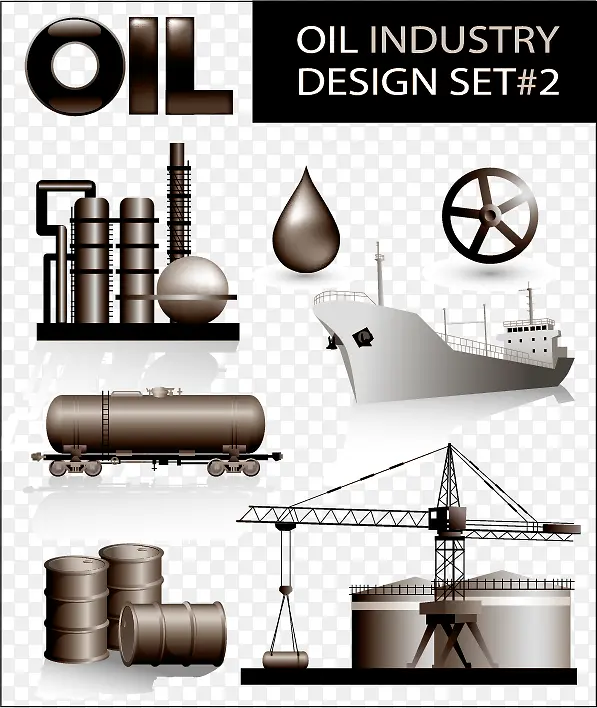 石油工业矢量素材