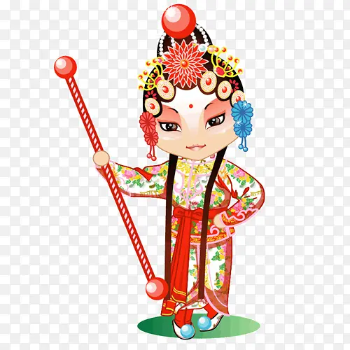 京剧卡通T恤杨排风图案PNG图片素材下载_图片编号ybaopben-免抠素材网