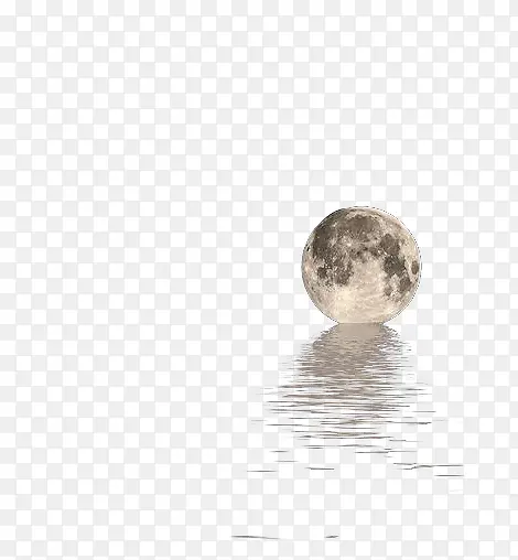 文艺水中月亮