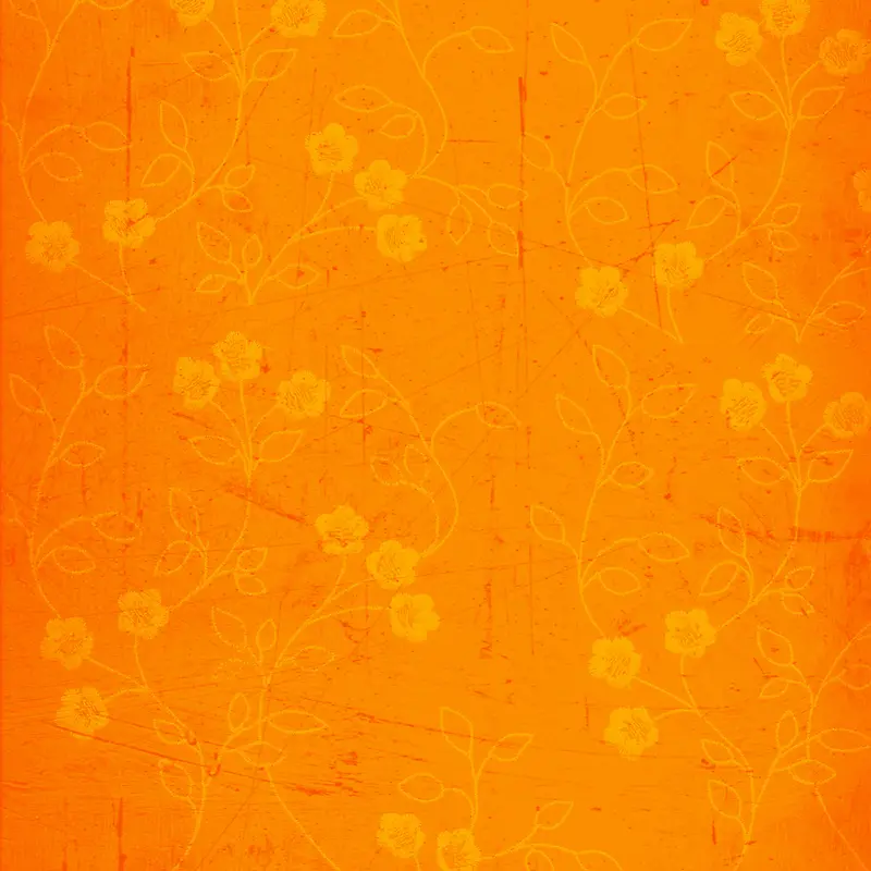 橙色植物背景