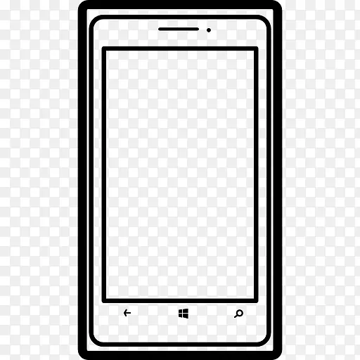 手机外形的流行模式的诺基亚Lumia 图标