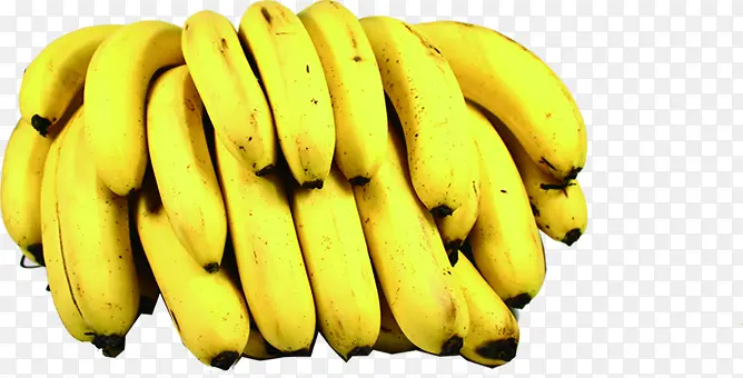 金黄色的香蕉背景图