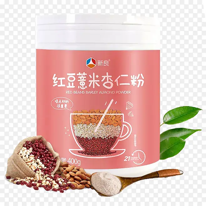 罐装红豆薏米粉PNG