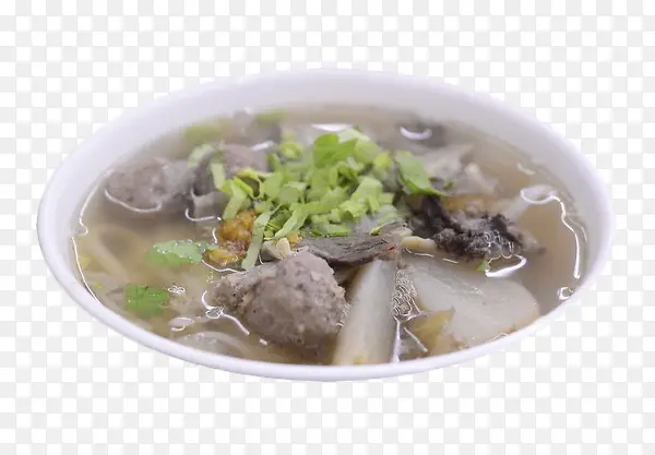 葱花牛杂汤特色小吃