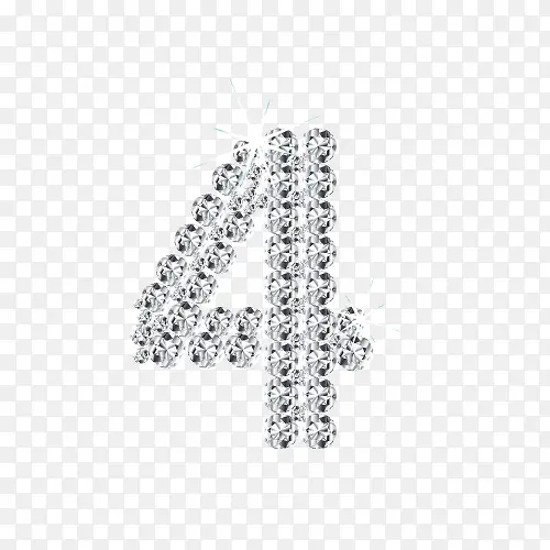 钻石数字4图片