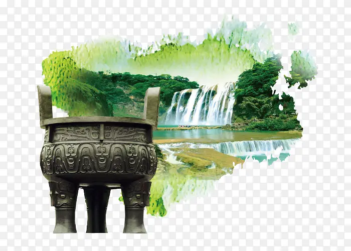诗意山水风景图片