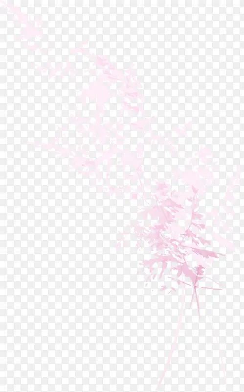 粉色植物装饰图案