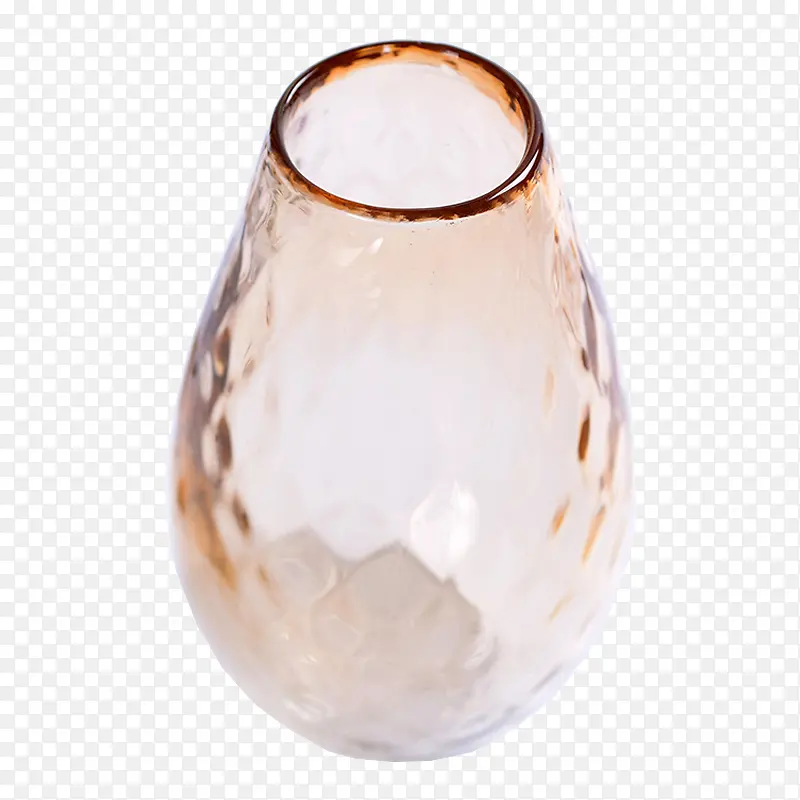 淡粉色玻璃花瓶素材