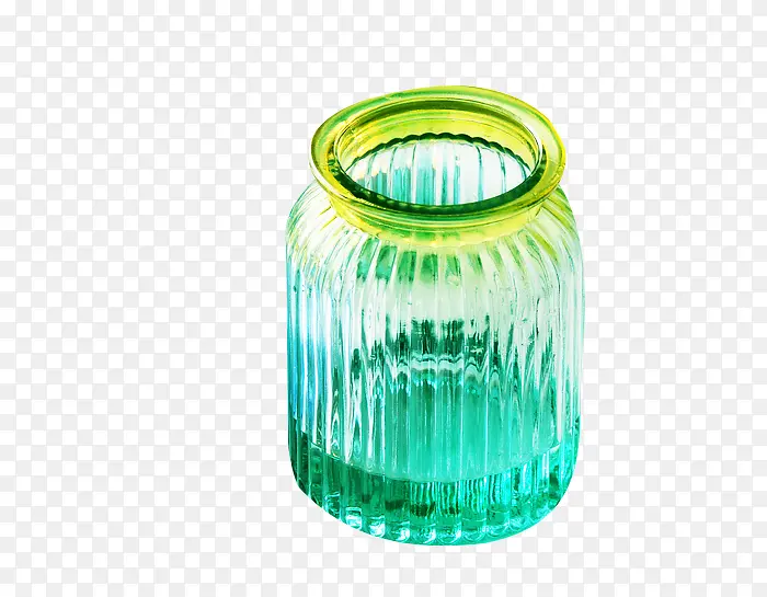 透明渐变玻璃花瓶