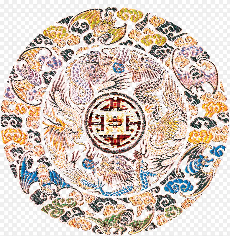 古代刺绣花纹图片