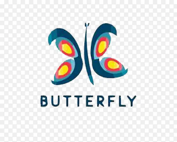 蝴蝶精美logo设计