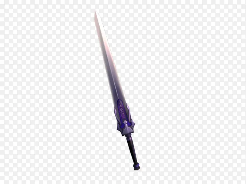 紫色金属剑