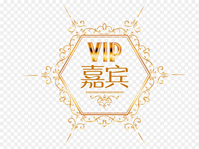 嘉宾VIP装饰图案