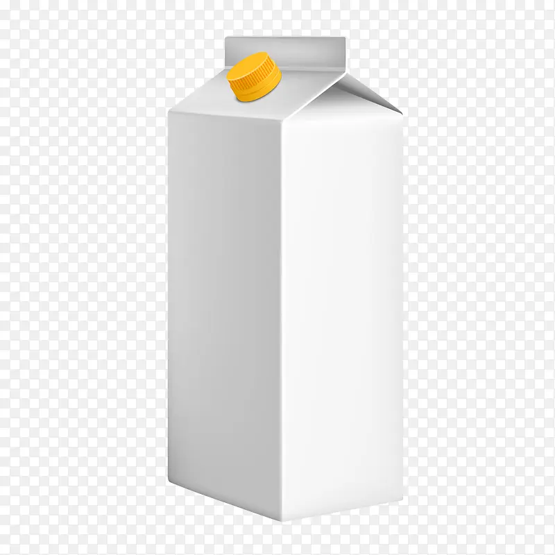 空白牛奶果汁包装盒