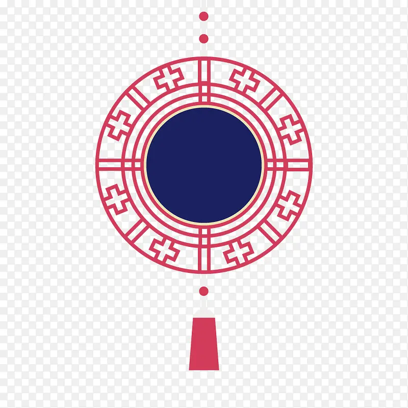 矢量中式挂饰