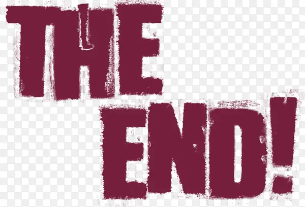 THEEND艺术字PNG图片素材下载_图片编号qnvwvoxa-免抠素材网