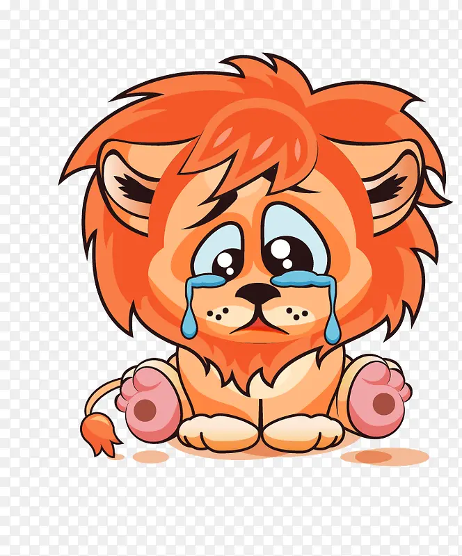 落泪的小狮子