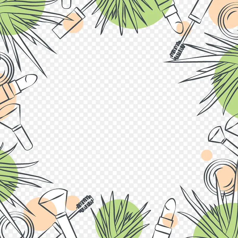 矢量植物护肤