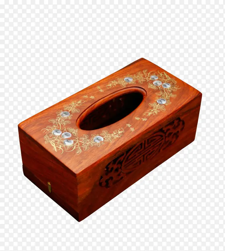 花纹长方体纸巾盒