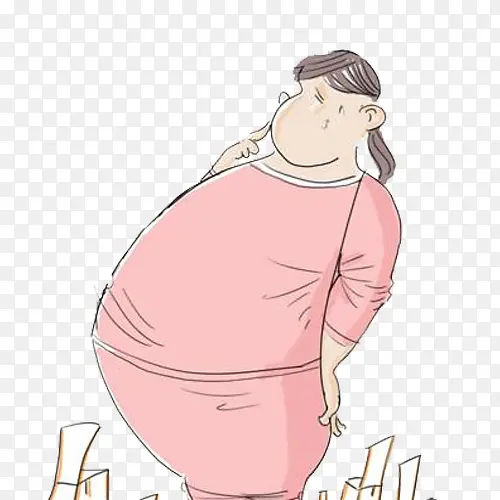 穿着粉色衣服的胖女孩PNG图片素材下载_图片编号ykpbprwj-免抠素材网
