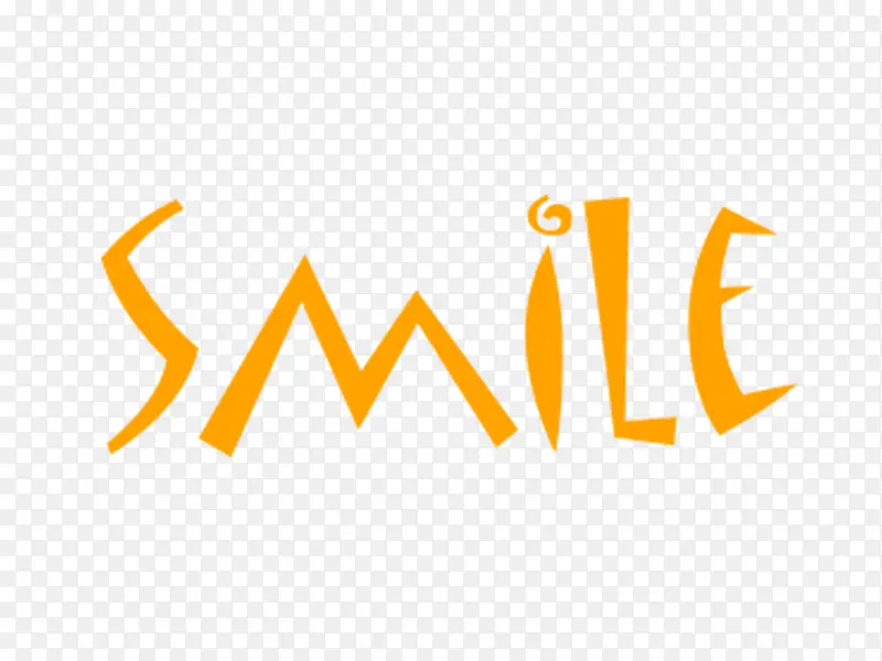 smile艺术字设计