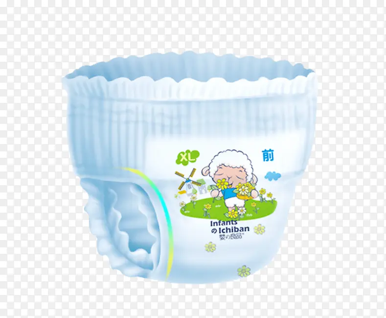 轻薄透气拉拉裤免抠素材