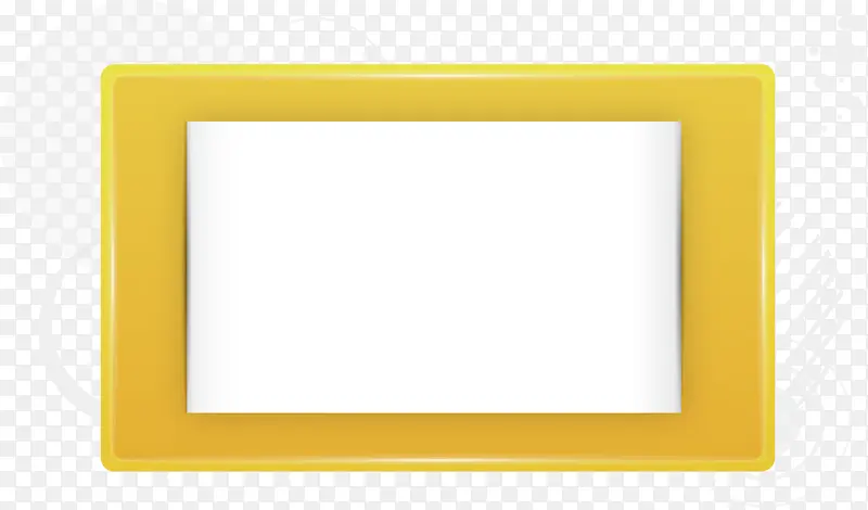矩形黄色文本框