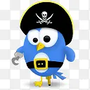 推特海盗社会网络社会锡推特字符
