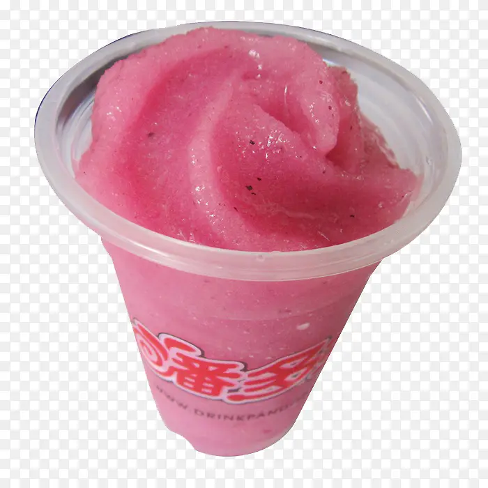 粉色新鲜草莓奶昔饮品