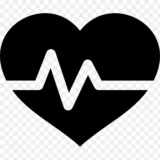 心电图对心脏的形状图标