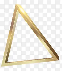 金属三角形边框装饰