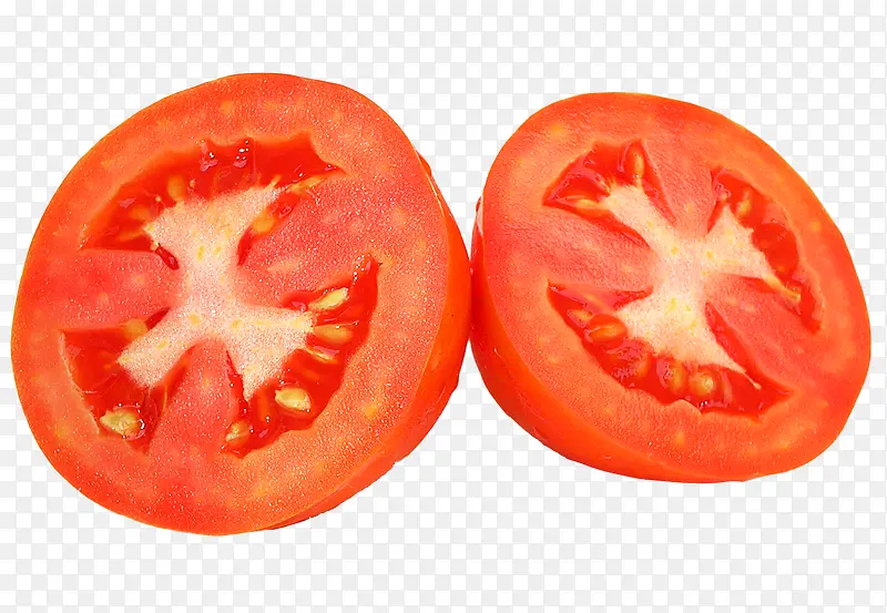 两半西红柿