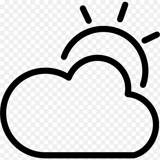 多云天气概述天气接口符号图标