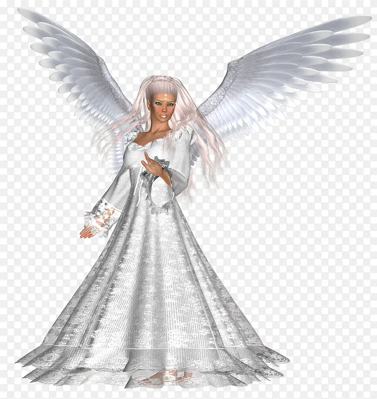 白色圣洁的天使