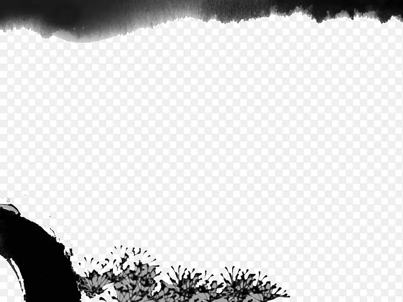 水墨中国风PPT模板PNG图片素材下载_图片编号qardkaar-免抠素材网
