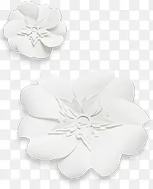 白色荷花造型