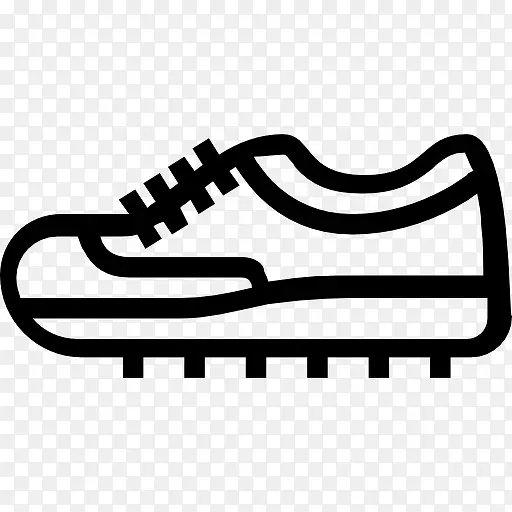 足球鞋的轮廓图标