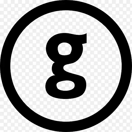 社会GitHub的圆形按钮图标