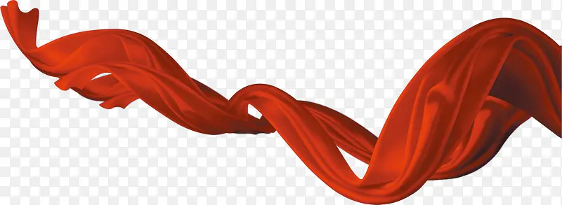 长丝带长绸缎红色丝带