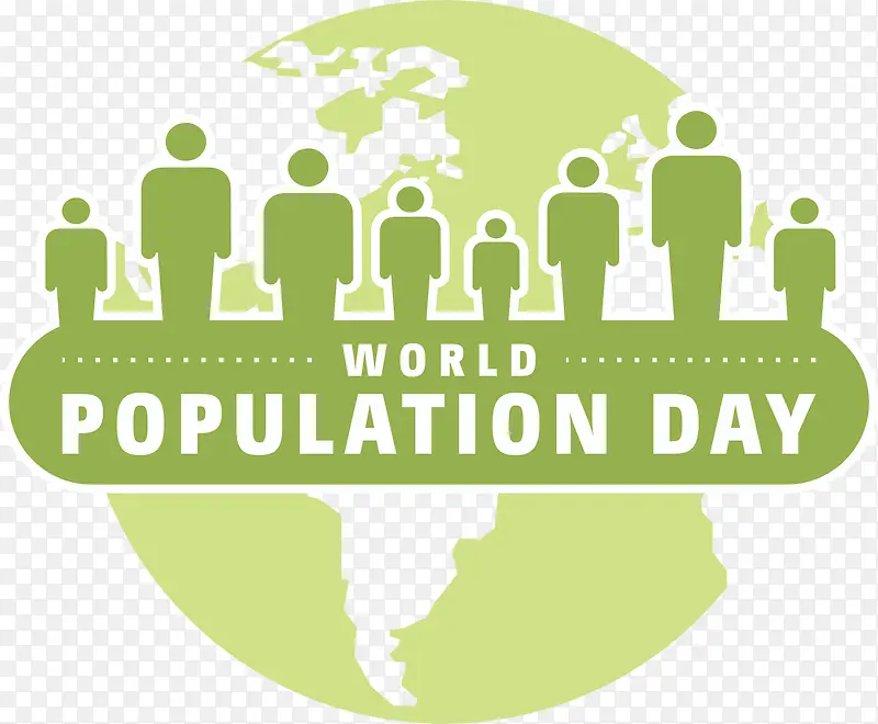 世界人口日绿色地球
