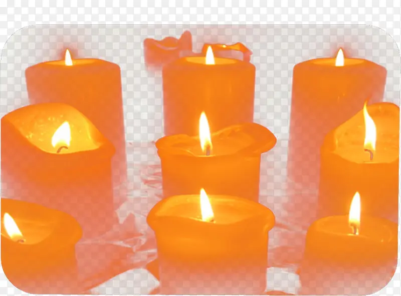 祈祷装饰蜡烛