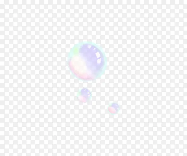 透明圆形彩虹水珠图案