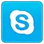 Skype新的社交媒体书签图标集