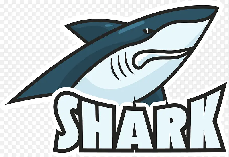 凶猛大鲨鱼俱乐部队徽