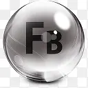 fb水晶软件桌面网页图标
