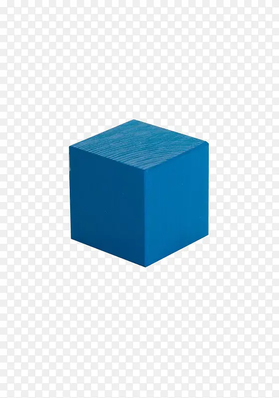 蓝色立方体
