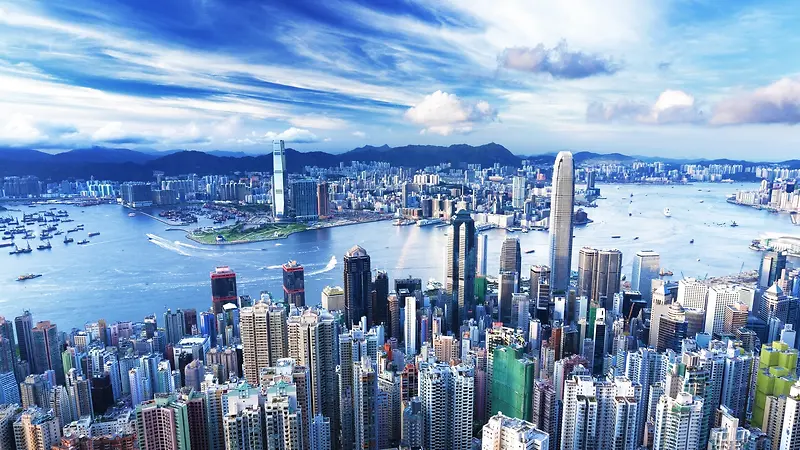 香港国际化大都市风景